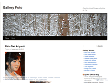 Tablet Screenshot of gallerymini.wordpress.com