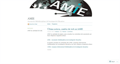 Desktop Screenshot of amieeducacion.wordpress.com