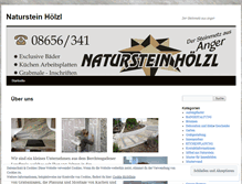 Tablet Screenshot of natursteinhoelzl.wordpress.com