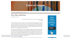 Desktop Screenshot of lovealemon.wordpress.com