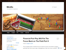 Tablet Screenshot of miniex.wordpress.com