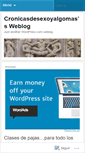 Mobile Screenshot of cronicasdesexoyalgomas.wordpress.com