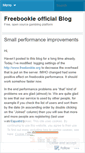 Mobile Screenshot of freebookie.wordpress.com