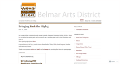 Desktop Screenshot of belmarartsdistrict.wordpress.com
