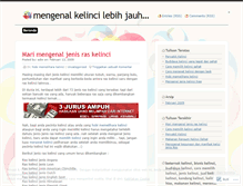 Tablet Screenshot of kelinciindonesia.wordpress.com