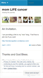 Mobile Screenshot of ourmom.wordpress.com