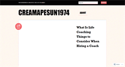 Desktop Screenshot of creamapesun1974.wordpress.com