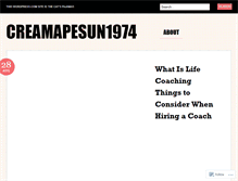 Tablet Screenshot of creamapesun1974.wordpress.com