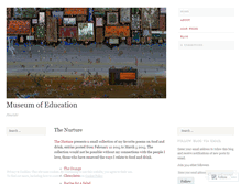 Tablet Screenshot of educationmuseum.wordpress.com