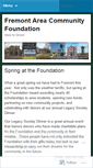 Mobile Screenshot of facfoundation.wordpress.com