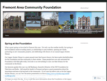 Tablet Screenshot of facfoundation.wordpress.com