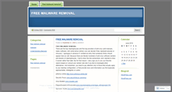 Desktop Screenshot of freemalwareremoval.wordpress.com