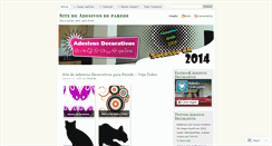 Desktop Screenshot of adesivosdecorativos.wordpress.com