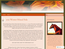 Tablet Screenshot of angelspursranch.wordpress.com