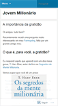 Mobile Screenshot of jovemmilionario.wordpress.com