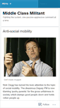 Mobile Screenshot of middleclassmilitant.wordpress.com
