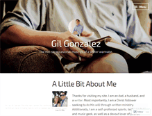 Tablet Screenshot of gilgonzalez.wordpress.com