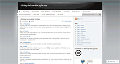 Desktop Screenshot of delogbruk10ting.wordpress.com