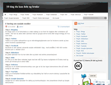 Tablet Screenshot of delogbruk10ting.wordpress.com