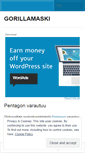 Mobile Screenshot of gorillamaski.wordpress.com
