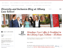 Tablet Screenshot of albanylawdiversity.wordpress.com