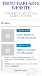 Mobile Screenshot of priyohari.wordpress.com