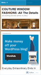 Mobile Screenshot of couturewindowfashions.wordpress.com