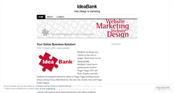 Desktop Screenshot of ideabankclient.wordpress.com