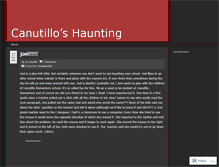 Tablet Screenshot of canutillo.wordpress.com