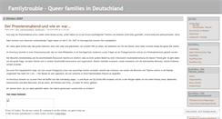 Desktop Screenshot of familytrouble.wordpress.com