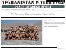 Tablet Screenshot of afghanistanwaterpolo.wordpress.com