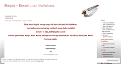Desktop Screenshot of kesantunanberbahasa.wordpress.com