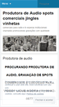 Mobile Screenshot of produtoradeaudio.wordpress.com