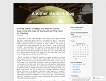 Tablet Screenshot of anotherstudentblog.wordpress.com