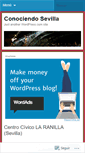 Mobile Screenshot of conociendosevilla.wordpress.com