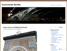 Tablet Screenshot of conociendosevilla.wordpress.com