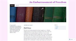 Desktop Screenshot of anembarrassmentoffreedom.wordpress.com