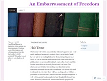 Tablet Screenshot of anembarrassmentoffreedom.wordpress.com