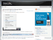 Tablet Screenshot of nishantmakwana.wordpress.com