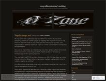 Tablet Screenshot of mozone.wordpress.com