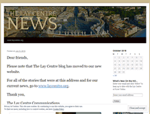 Tablet Screenshot of laycentreblogsite.wordpress.com