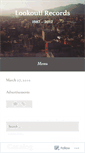 Mobile Screenshot of lookoutrecords.wordpress.com