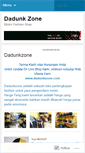 Mobile Screenshot of dadunkzone.wordpress.com
