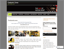 Tablet Screenshot of dadunkzone.wordpress.com