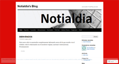 Desktop Screenshot of notialdia.wordpress.com