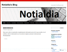 Tablet Screenshot of notialdia.wordpress.com