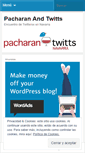 Mobile Screenshot of pacharanandtwitts.wordpress.com