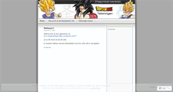 Desktop Screenshot of dragonballtekeningen.wordpress.com