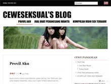 Tablet Screenshot of ceweseksual.wordpress.com