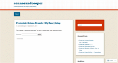 Desktop Screenshot of connorandcooper.wordpress.com